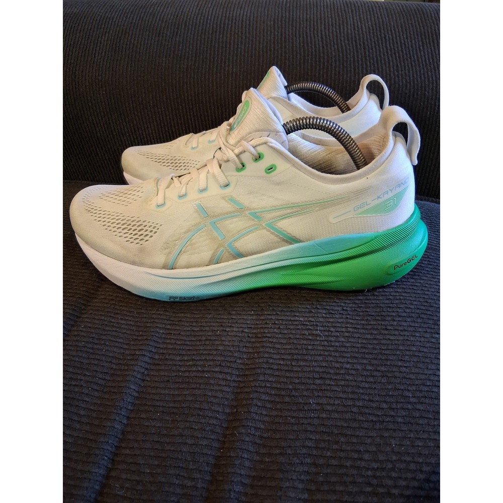 Asics Gel-Kayano 31 Mens Running Shoes White Green Teal 1011B867 Size 10